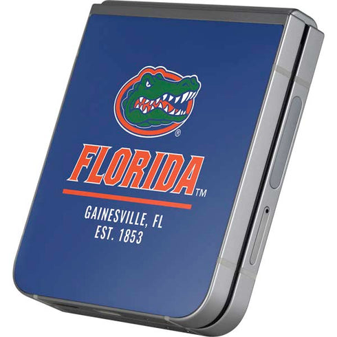 University of Florida Gainesville Est 1853 Blue Galaxy Z Flip6 Skin