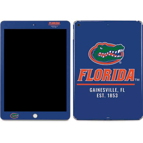 University of Florida Gainesville Est 1853 Blue Apple iPad Skin