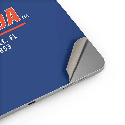 University of Florida Gainesville Est 1853 Blue Apple iPad Air Skin