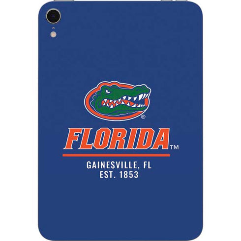 University of Florida Gainesville Est 1853 Blue Apple iPad Mini Skin