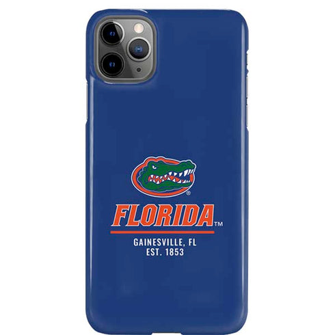 University of Florida Gainesville Est 1853 Blue iPhone Cases