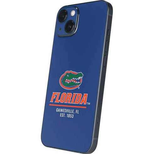 University of Florida Gainesville Est 1853 Blue iPhone Skins