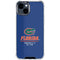 University of Florida Gainesville Est 1853 Blue iPhone 15 Clear Case