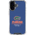 University of Florida Gainesville Est 1853 Blue iPhone 16 Clear Case