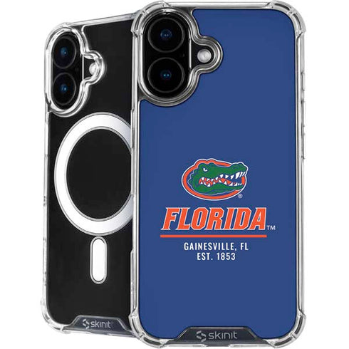University of Florida Gainesville Est 1853 Blue iPhone 16 MagSafe Case