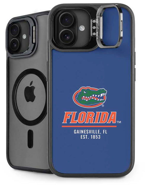 University of Florida Gainesville Est 1853 Blue iPhone 16 Plus Kickstand Case