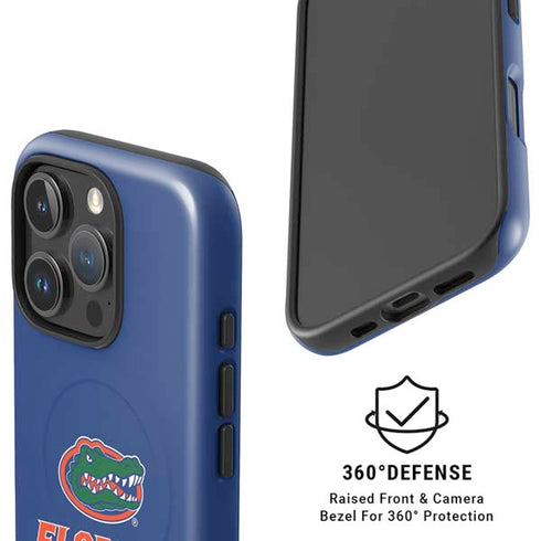 University of Florida Gainesville Est 1853 Blue iPhone 16 Pro Max Magsafe Impact Case