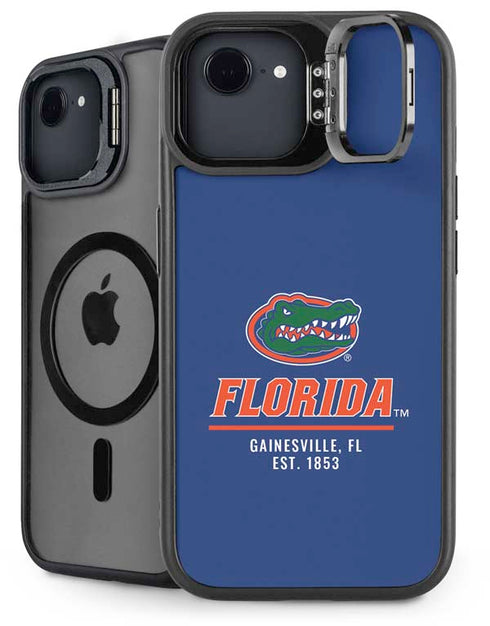University of Florida Gainesville Est 1853 Blue iPhone 16e Kickstand Case