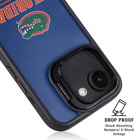 University of Florida Gainesville Est 1853 Blue iPhone 16e Kickstand Case