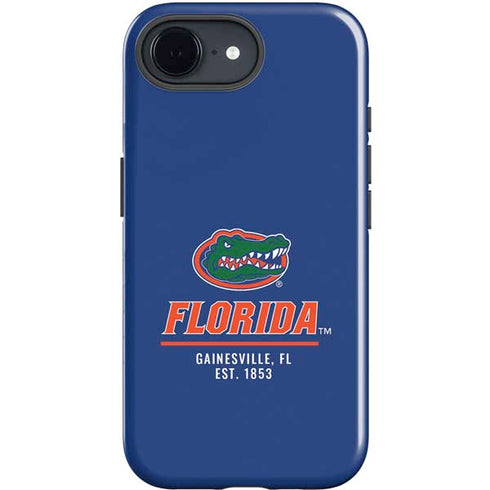 University of Florida Gainesville Est 1853 Blue iPhone 16e Impact Case