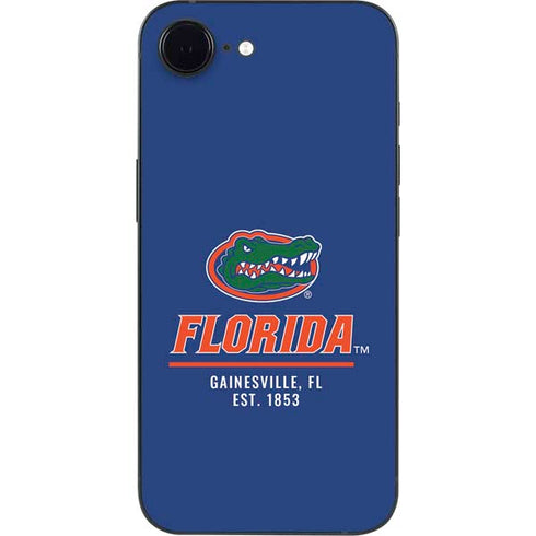 University of Florida Gainesville Est 1853 Blue iPhone 16e Skin