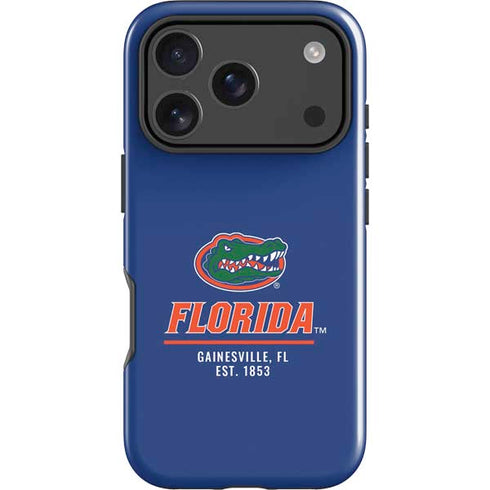 University of Florida Gainesville Est 1853 Blue iPhone 18 Pro Max Impact Case