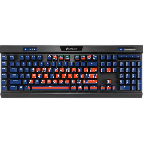 University of Florida Gainesville Est 1853 Blue K95 RGB PLATINUM Mechanical Gaming Keyboard Skin