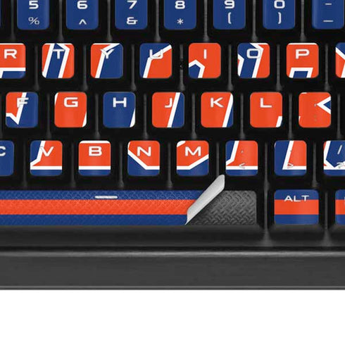 University of Florida Gainesville Est 1853 Blue K95 RGB PLATINUM Mechanical Gaming Keyboard Skin