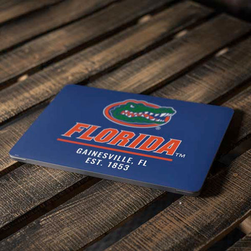University of Florida Gainesville Est 1853 Blue Apple MacBook Air Skin
