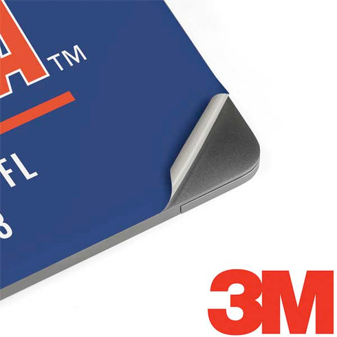 University of Florida Gainesville Est 1853 Blue MacBook Skins