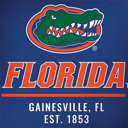 University of Florida Gainesville Est 1853 Blue MacBook Skins