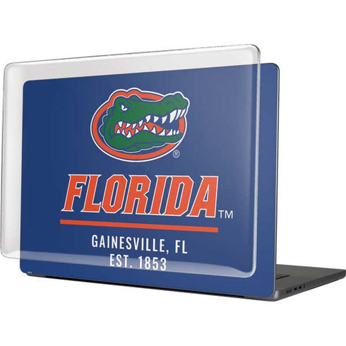 University of Florida Gainesville Est 1853 Blue MacBook Cases