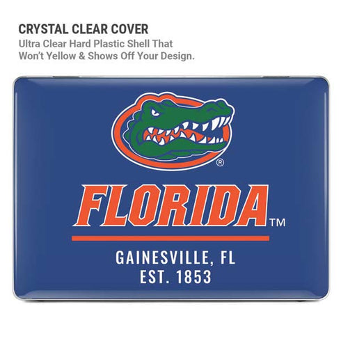 University of Florida Gainesville Est 1853 Blue MacBook Cases