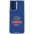 University of Florida Gainesville Est 1853 Blue Moto G 5G (2024) Clear Case