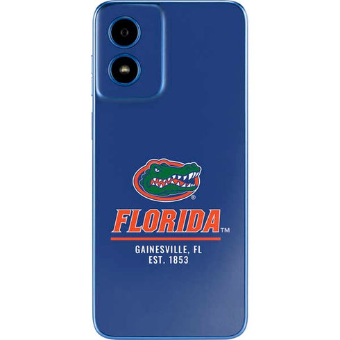 University of Florida Gainesville Est 1853 Blue Moto G Play 4G (2024) Skin