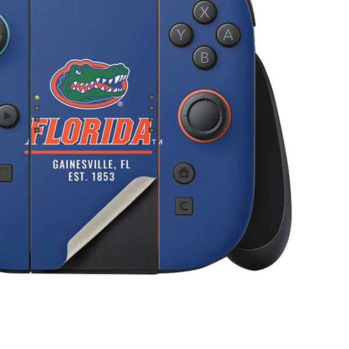 University of Florida Gainesville Est 1853 Blue Nintendo Switch 2 (2025) Joy-Con Controller Skin