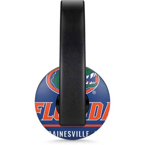 University of Florida Gainesville Est 1853 Blue PlayStation 4 Gold Wireless Headset Skin