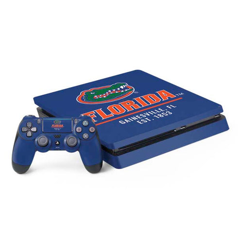 University of Florida Gainesville Est 1853 Blue PlayStation PS4 Skins
