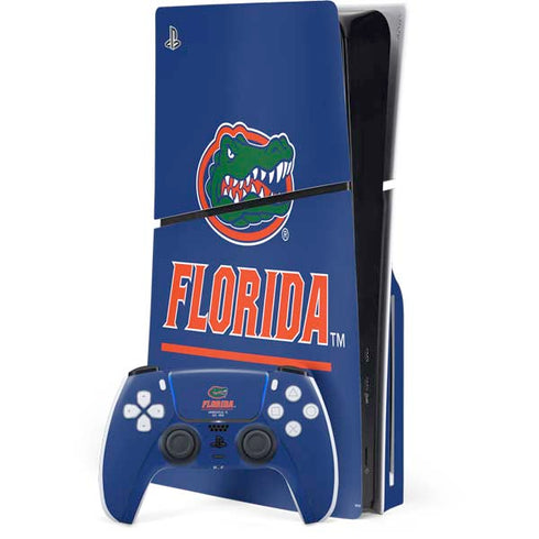 University of Florida Gainesville Est 1853 Blue PlayStation PS5 Skins