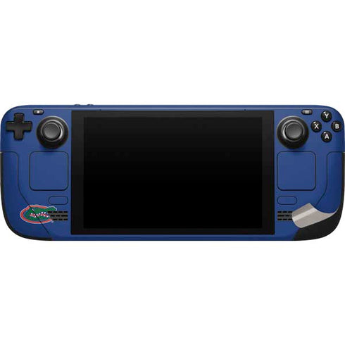 University of Florida Gainesville Est 1853 Blue Steam Deck Handheld Gaming Computer Skin