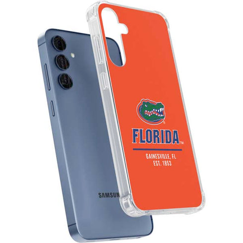 University of Florida Gainesville Est 1853 Galaxy A55 5G Clear Case