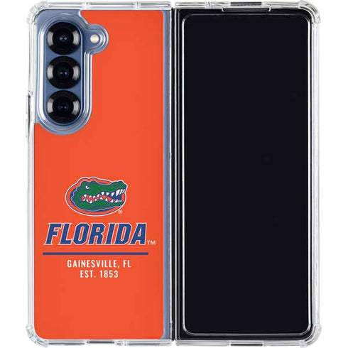 University of Florida Gainesville Est 1853 Galaxy Z Fold6 Clear Case