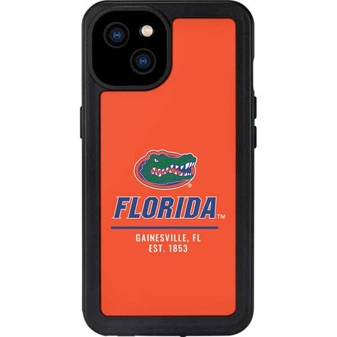 University of Florida Gainesville Est 1853 iPhone 15 Plus Waterproof Case