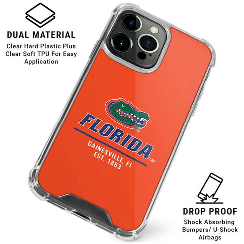 University of Florida Gainesville Est 1853 iPhone 16 Pro Clear Case