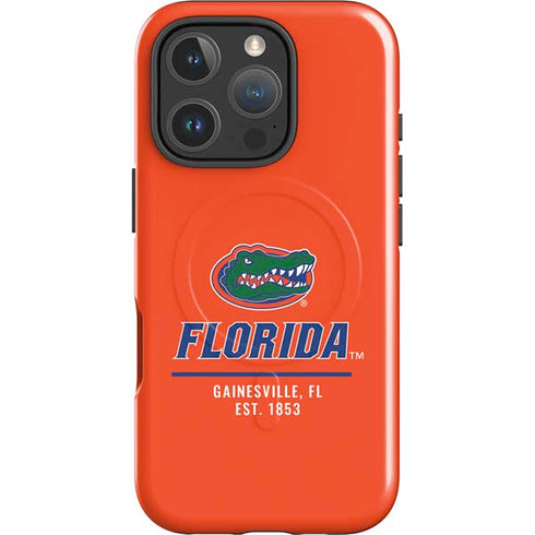 University of Florida Gainesville Est 1853 iPhone 16 Pro Max Magsafe Impact Case