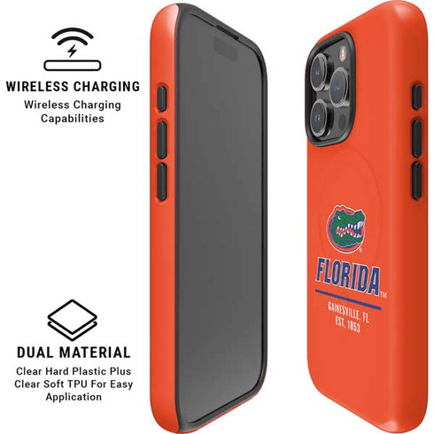 University of Florida Gainesville Est 1853 iPhone 16 Pro Max Magsafe Impact Case