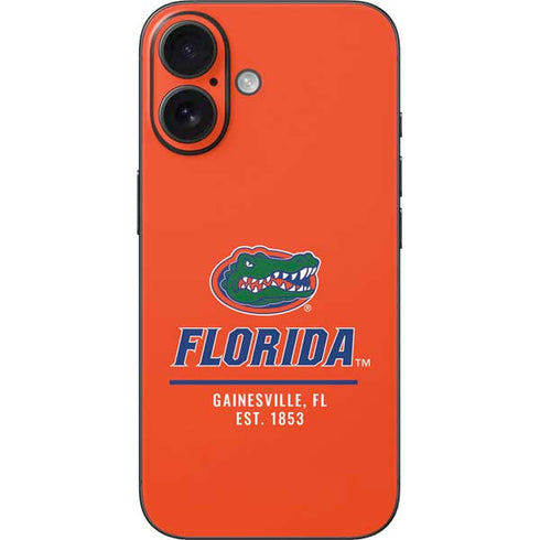 University of Florida Gainesville Est 1853 iPhone 16 Skin