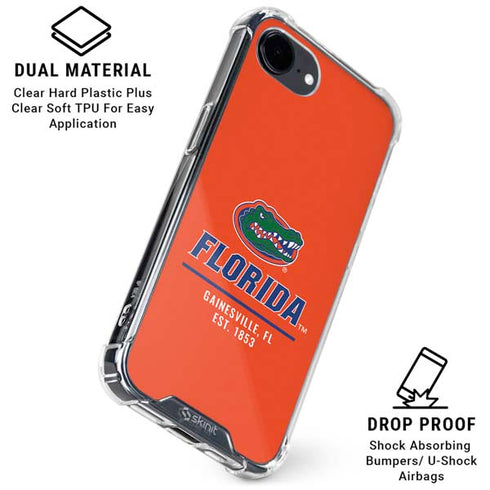 University of Florida Gainesville Est 1853 iPhone 16e Clear Case
