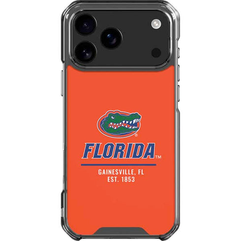 University of Florida Gainesville Est 1853 iPhone 18 Pro Max Clear Case
