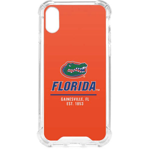 University of Florida Gainesville Est 1853 iPhone XS Clear Case