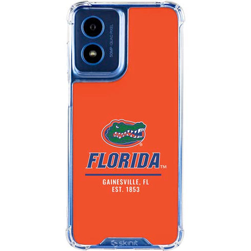 University of Florida Gainesville Est 1853 Moto G 5G (2024) Clear Case