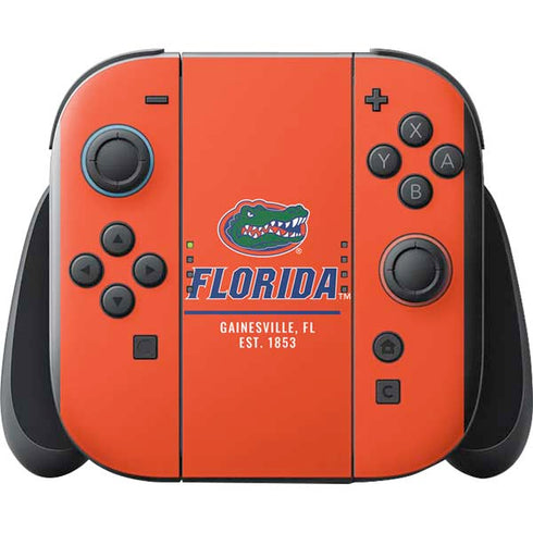 University of Florida Gainesville Est 1853 Nintendo Switch 2 (2025) with Joy-Con Skin
