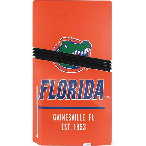 University of Florida Gainesville Est 1853 PS5 Pro Disk Console Skin