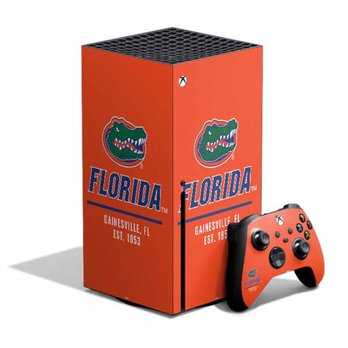 University of Florida Gainesville Est 1853 Xbox Series X Bundle Skin