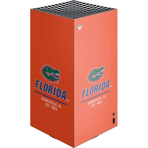 University of Florida Gainesville Est 1853 XBox Series X Digital Edition Console Skin
