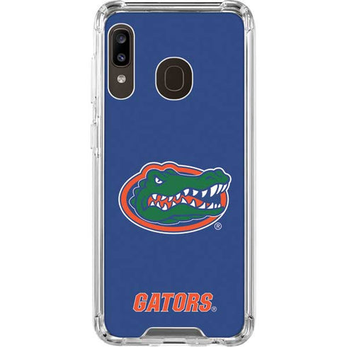 University of Florida Gators Mascot Blue Galaxy A30 Clear Case
