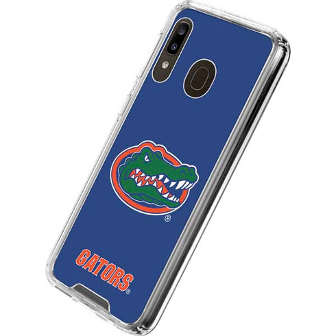 University of Florida Gators Mascot Blue Galaxy A30 Clear Case