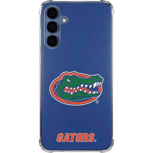 University of Florida Gators Mascot Blue Galaxy A55 5G Clear Case