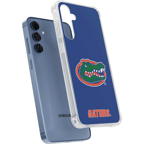 University of Florida Gators Mascot Blue Galaxy A55 5G Clear Case