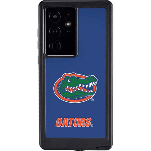 University of Florida Gators Mascot Blue Galaxy S24 Ultra Waterproof Case